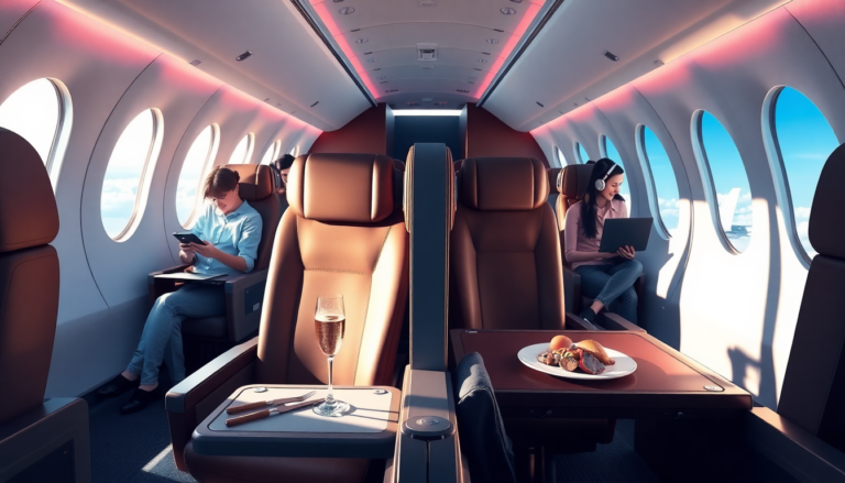 transformaciones en la oferta de clases premium en el sector aereo 1752935915