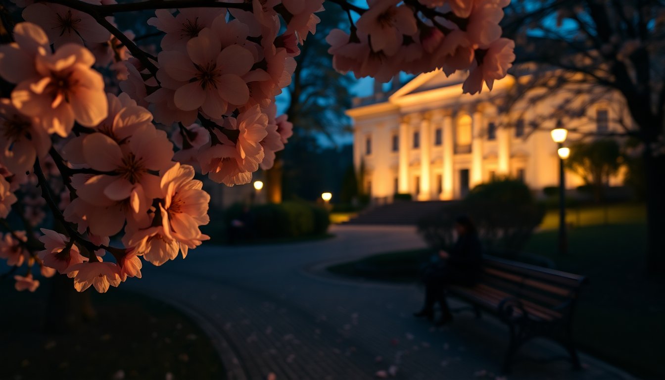 cerezos en flor en la reggia di venaria aperturas nocturnas y programacion especial 1772536062