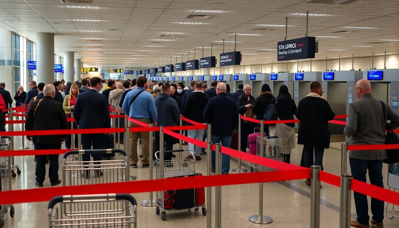 tsa y aeropuertos enfrentan colas de horas por falta de personal durante el cierre parcial 1773032787